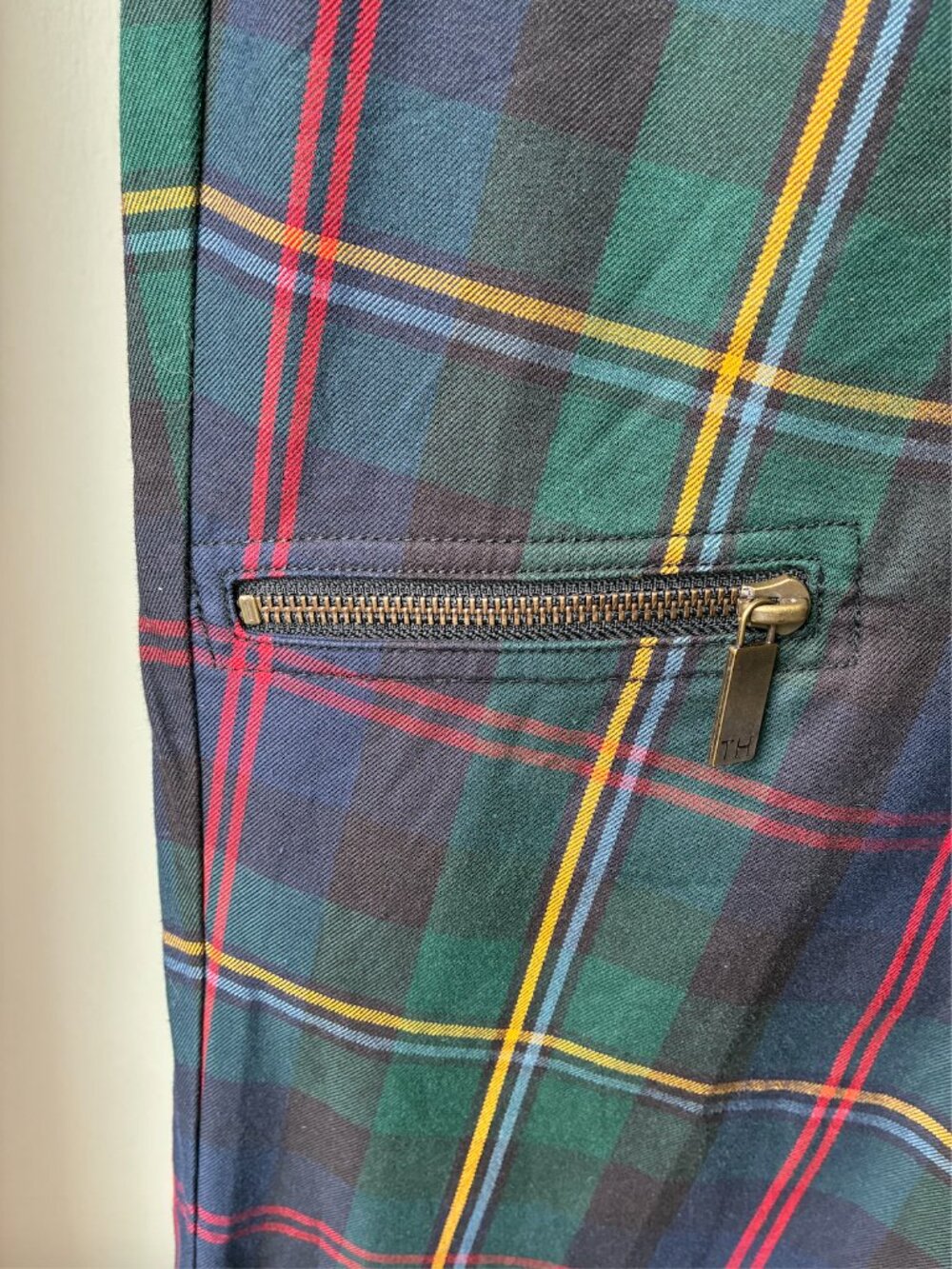 Tommy Hilfiger Vintage 00's Plaid Pants - Size 14 - Picture 4 of 9